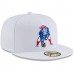 Men's New England Patriots New Era White Throwback Logo Omaha 59FIFTY Fitted Hat 3155942